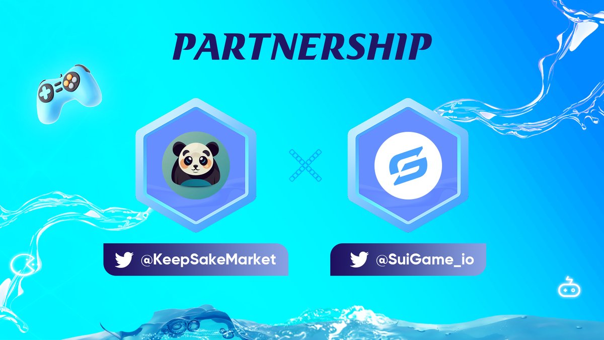 🔥Power Pairing🔥

We are thrilled to announce our partnership with @KeepSakeMarket, the reimagined gaming NFT marketplace on Sui! 🚀

To celebrate this:

1️⃣Follow @KeepSakeMarket & @SuiGame_io  
2️⃣RT & Like
3️⃣Tag 3 friends

🎁10 WL

Join us on this incredible journey!