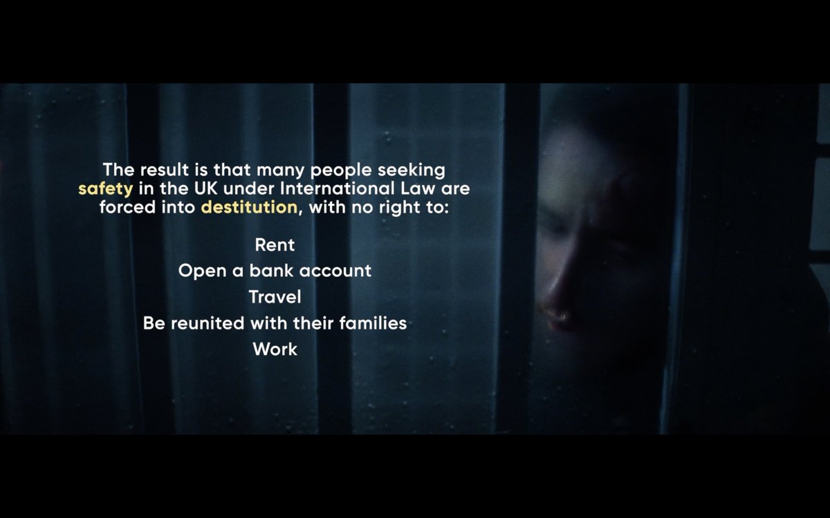 The #hostileenvironent for #Refugees in UK is horrific. 
The reality is swiftly bought to life in this 20min, free-to-watch film, VERY engaging, very heart breaking.
The right to work has to be allowed.
What good are detention centers.
directed by @hassan_akkad #RefugeeWeek2023