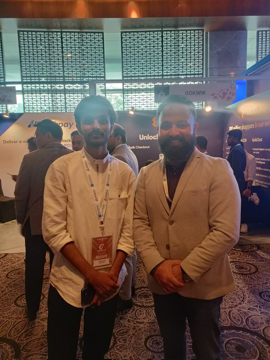 Just had a short convo with #ONDC VP Badrinath Mishra about concept & the platform which I feel gonna be a big shoot for all Indian Startups pushing out AI Features and some great features & function in future. One of finest panelists at today's event😊🤍
#engage23 #queuebuster