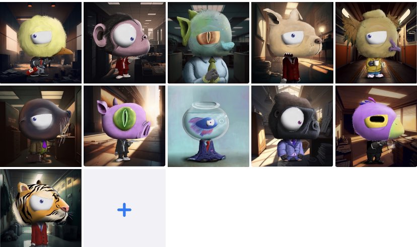 My 11 employees from 21 letters today! May get a few more letters to re-roll one of them in next 2 days ! <a href="/biginc/">Big Inc</a> <a href="/ajt/">AJT</a>
