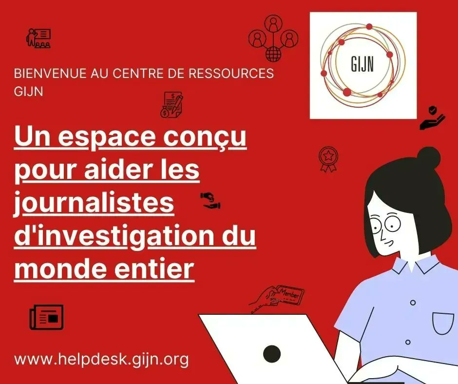 Vous êtes journaliste, ou aspirant journaliste d'investigation en quête d'informations sur le métier ? <a href="/gijn/">Global Investigative Journalism Network</a> a conçu pour vous, un centre de ressources en accès libre. 

Découvrez-le ⤵️.

buff.ly/2JqE64U