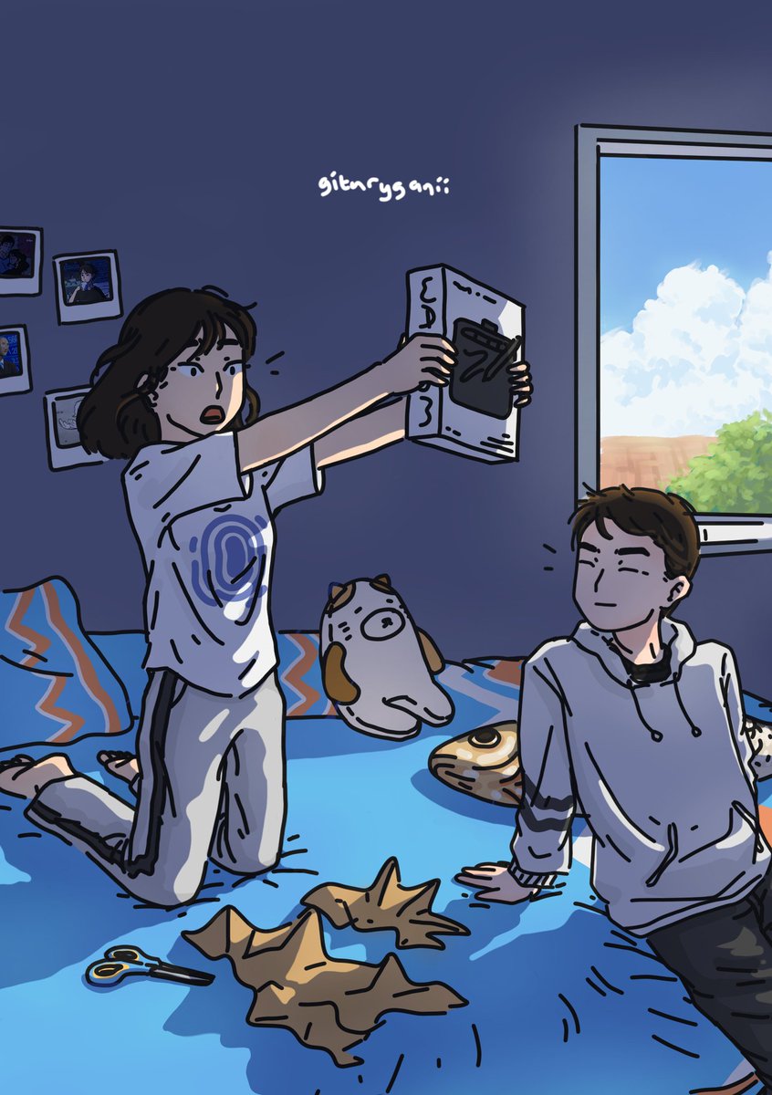 「ini yg tertua di hpku, jaman aku masih p」|Gita - speedrun skripsi 🏃‍♀️💨🔥のイラスト