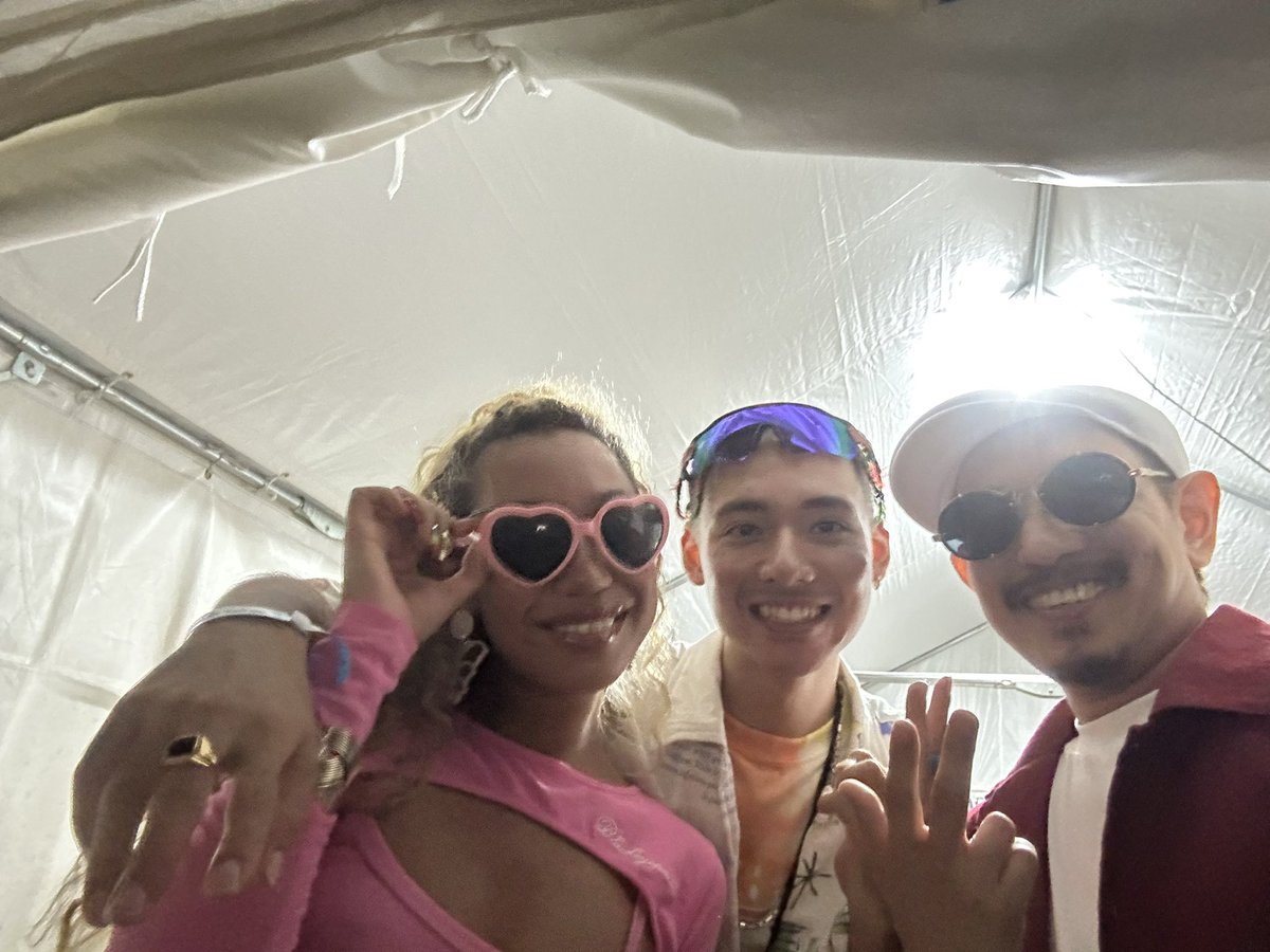 DOZAN11's tweet image. 次世代レゲエアーティスト達とも初リンク！
#ariwa 
#zendaman 
#横浜レゲエ祭