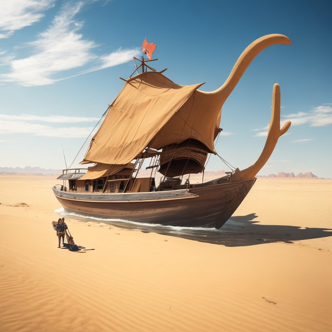 hamoudiM7K's tweet photo. NFT boat Strange🤔
0.007 ETH
Description:
Strange boat in the middle of the desert <3
OpenSea:kingboat#41
https://t.co/XBWyEot3kh
#NFT #kingboat #Strange #eth #New #OpenSeaNFT #art #りっくんのCM #1M #オフサイド #LOLFanFest2023D1 #JHOPE #SaturdayMorning #GoodSaturday #りっくんのCM https://t.co/Yvkcc5Ql3f