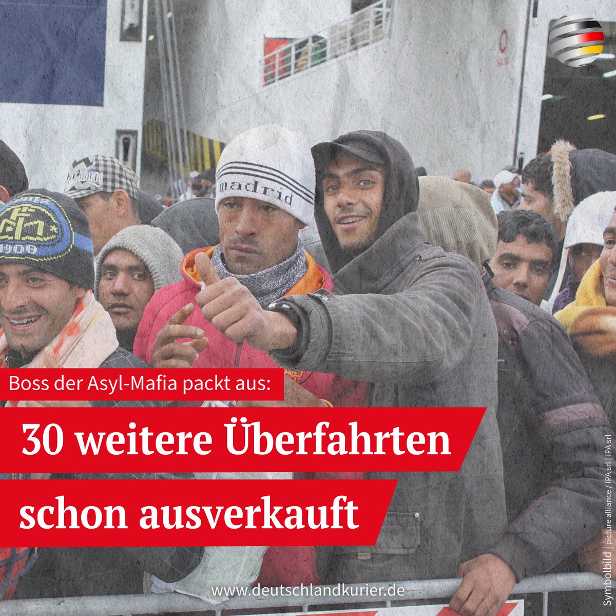 Boss der #Asyl-Mafia packt aus: 30 weitere Überfahrten schon ausverkauft

deutschlandkurier.de/2023/06/boss-d…