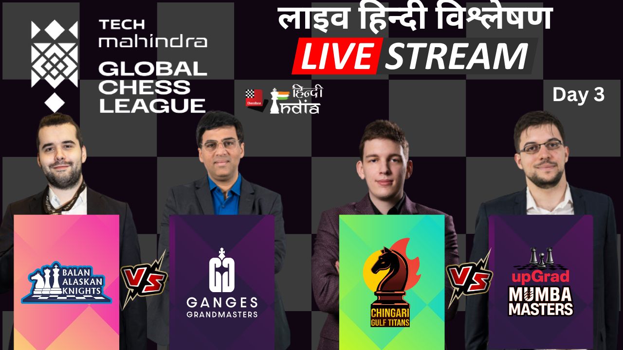 ChessBase India on X: Don't miss the Live Commentary of @nikchess