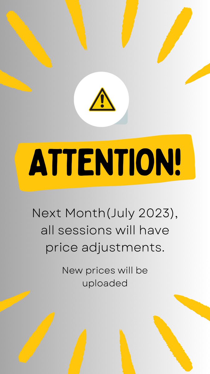 BodyRelieved's tweet image. Alert 🚨 
Do take note of the announcement!