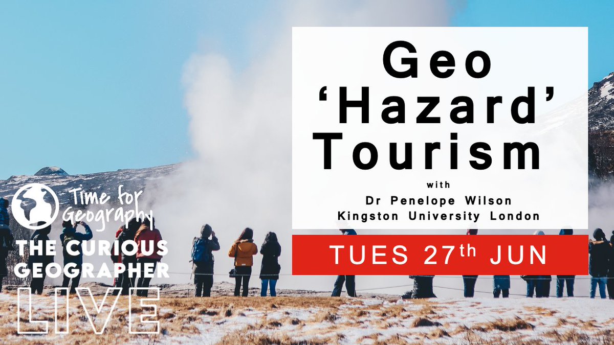 Join me for the last live interview of the academic year! This Tuesday at 6PM we're exploring Geo Hazard Tourism. Great for all geography students and teachers who travel @KingstonUni @timeforgeog LINK: timeforgeography.co.uk/videos-contain… #geographyteacher 🌋🌄🔍