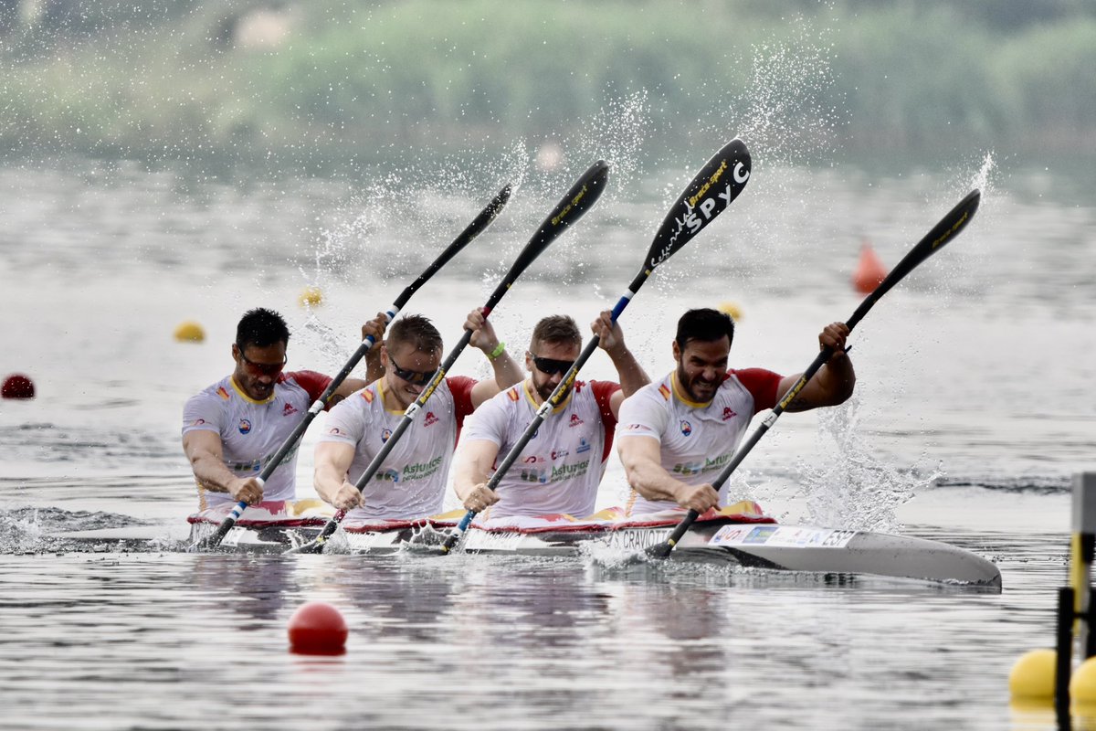 CarmenMoriyon's tweet photo. ¡Enhorabuena a @Saul_Craviotto y a todo el equipo por la espectacular victoria en los Juegos Europeos de Cracovia! 

🥇El K4-500m masculino sigue haciendo historia al ganar la medalla de oro.

¡Es la mejor recompensa a vuestro esfuerzo y dedicación! https://t.co/mjzqPd7I4F
