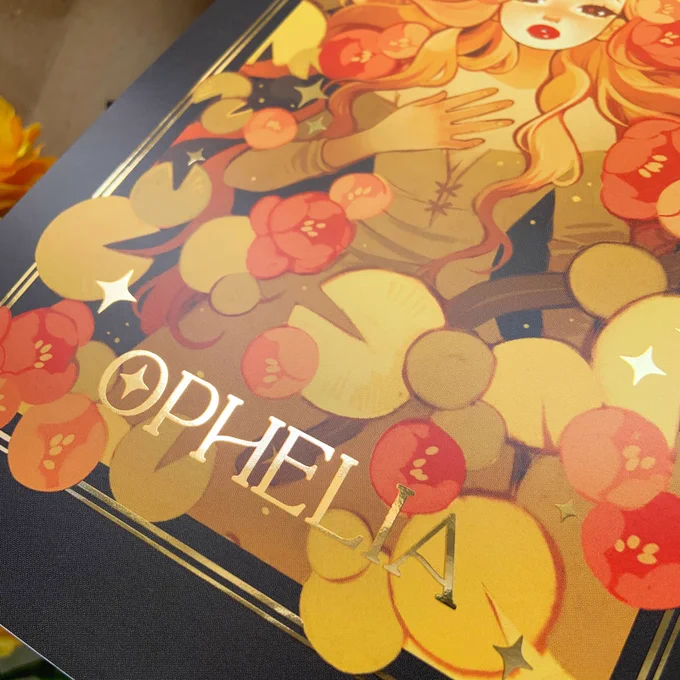 The Ophelia prints are here