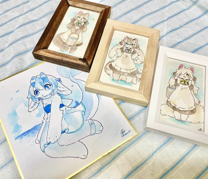 明日の21時に販売予定の原画です 