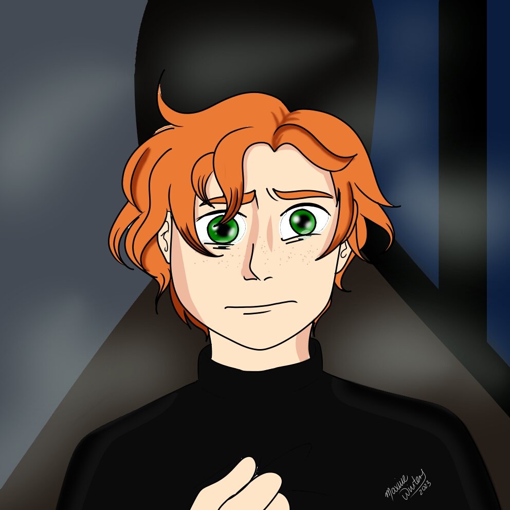 MWintersArts's tweet photo. Drawing OCs!

Elise Coutta, an OC created by @GamaStrat, and Edward Greene, my OC. https://t.co/BB4LvzoBhX