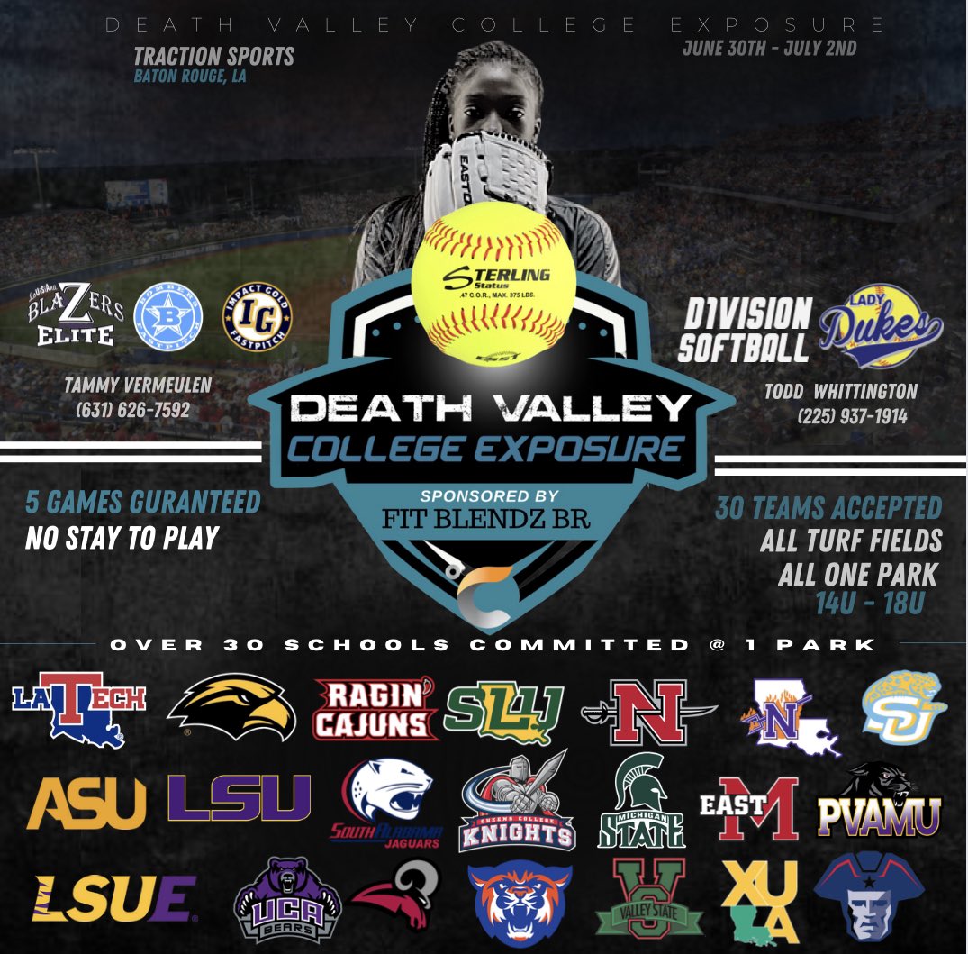 Getting ready for our camp &amp; showcase this weekend in Baton Rouge!!!! 

d1visionfastpitch.com/about-1