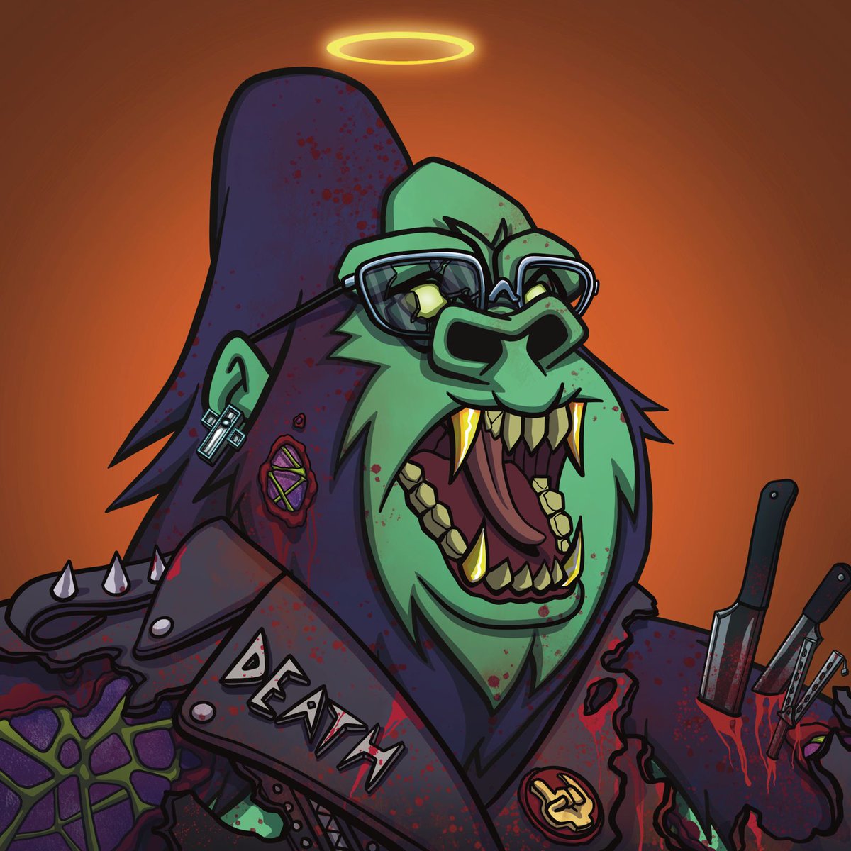 It's gonna take more than a few shitty knives to stop a Death Ape