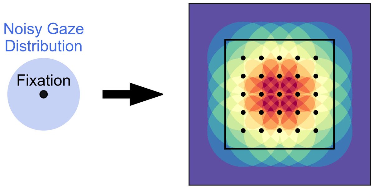 paulcbogdan's tweet image. We just got a paper accepted on the use of webcams for eye-tracking research.
Webcam eye-tracking is noisy, and we show how this can create biases in the data. See this picture on how a uniform grid of fixations will be recorded as a radial pattern (link.springer.com/article/10.375…).