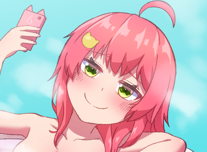 さくらみこ 「ちらり」|a.f.oガド🌸35Pのイラスト