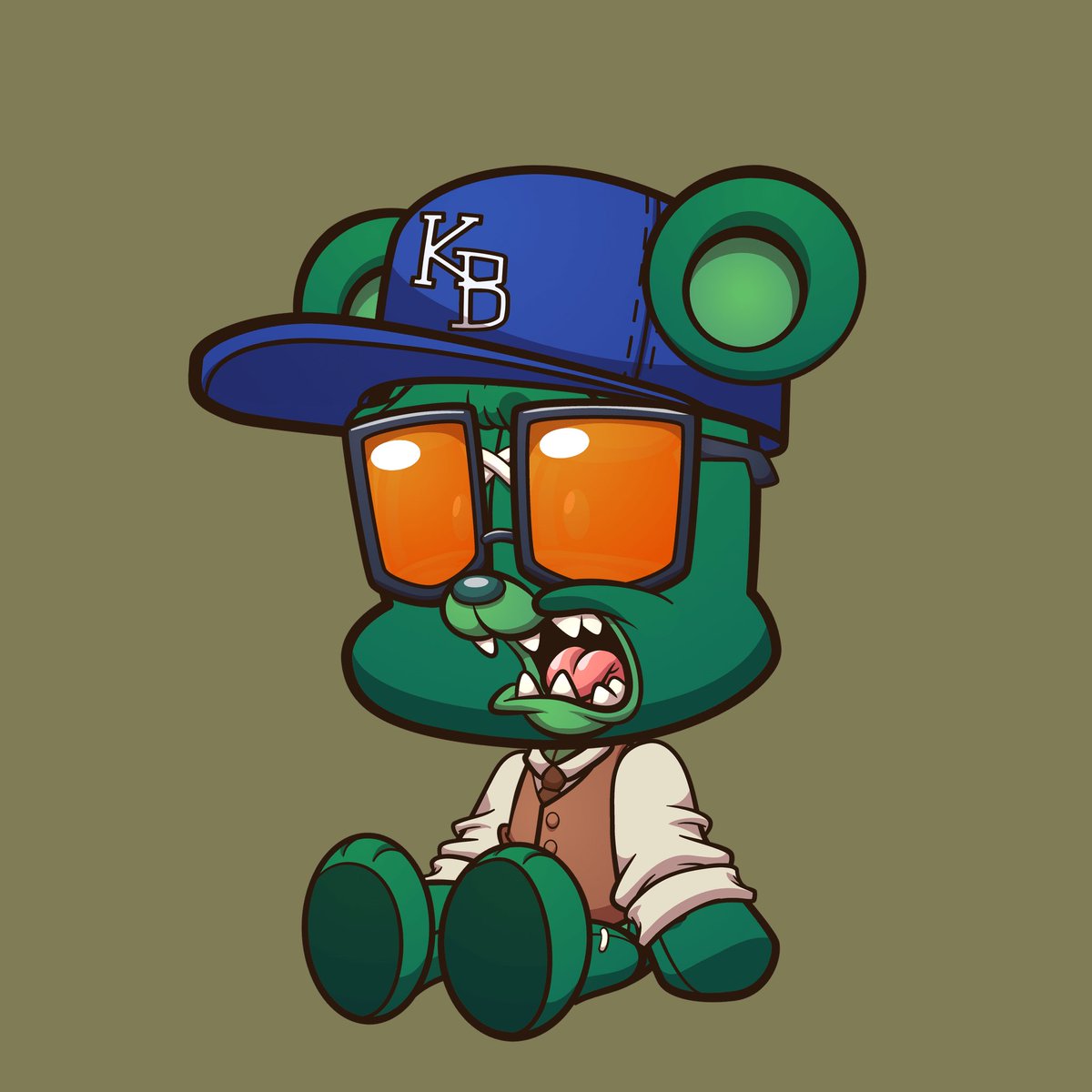The Assistant Director, Cubby Director…will find a name. But had to make a SpielBear Cub! Hoping to see a director’s megaphone or chair or something to add to him! @killabearsnft #KillaCubs #KillaVerse @MemoAngeles_KB