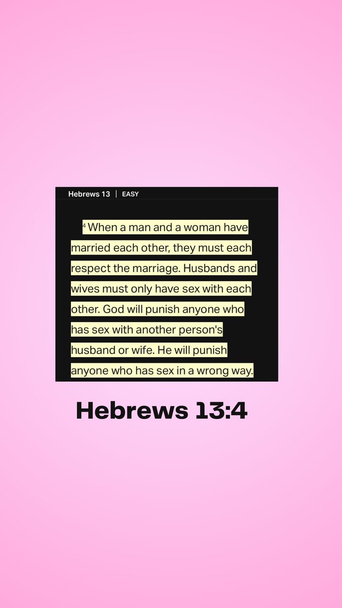 _readthebible's tweet image. Hebrews 13:4 🙌🏼 
#putgodfirstalways