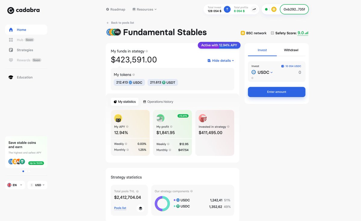 Introducing Cadabra, The next-gen smart platform for multi-chain yield maximization.  

Subscribe and dive into the thread to know all the details about the product!   

[1/6]

#DeFi #Crypto