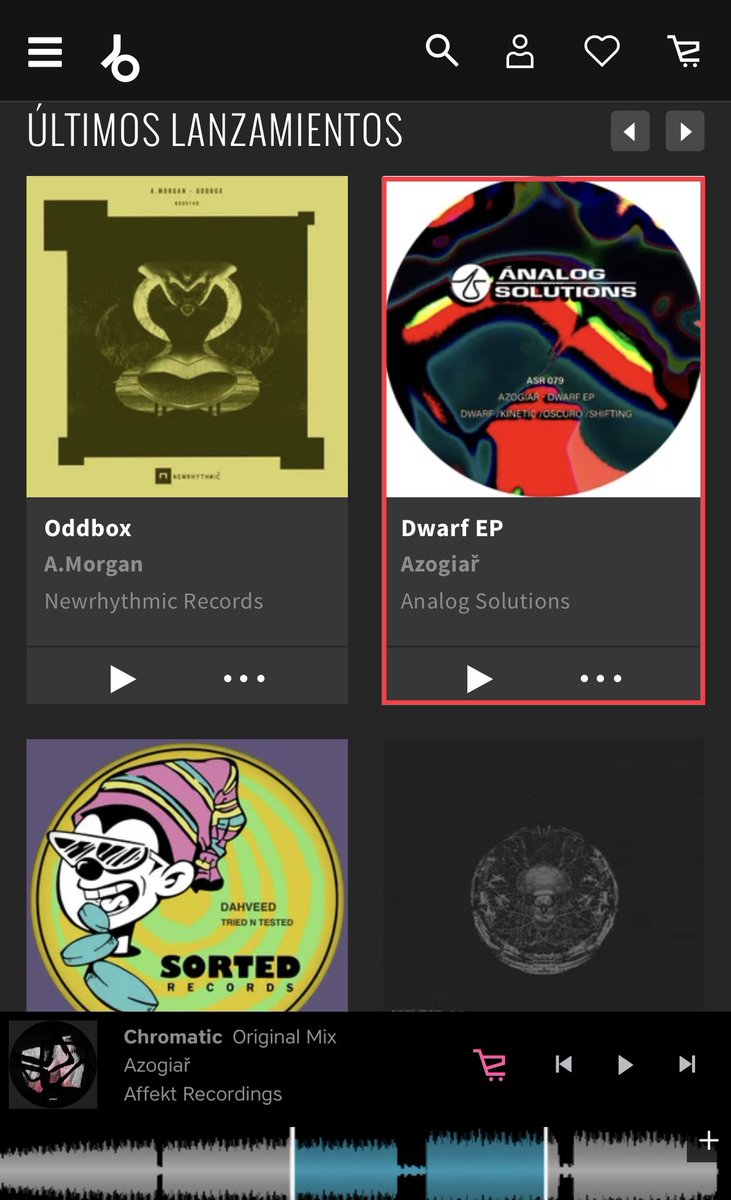 Raigoza__'s tweet image. ¡Destacado en últimos lanzamientos!

Mi más reciente EP por el sello #AnalogSolutions del jefe @EduardoDeLaCal7  🇪🇸
.
Adquiere tu copia : beatport.com/release/dwarf-…