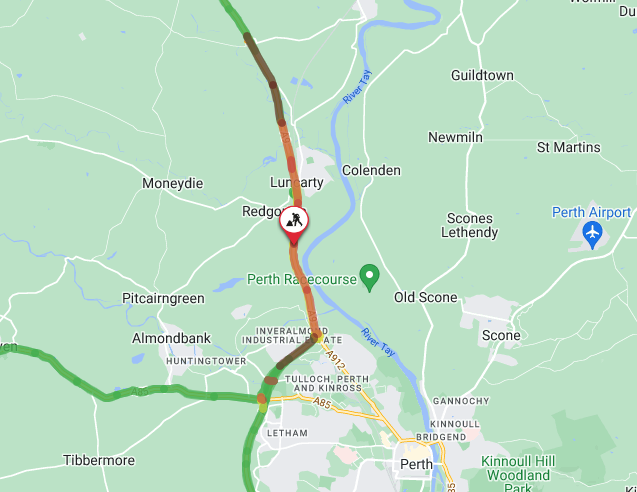 trafficscotland's tweet photo. UPDATE β β 13:50
#A9 Luncarty
π§ Delays Southbound: 20 minutes in the roadworks area
βΉοΈ More info here: https://t.co/QkEDzYhWvU
Use our #RouteChecker π£οΈ to plan your journey: https://t.co/iuCdf8QzDP https://t.co/nuadzU6w75