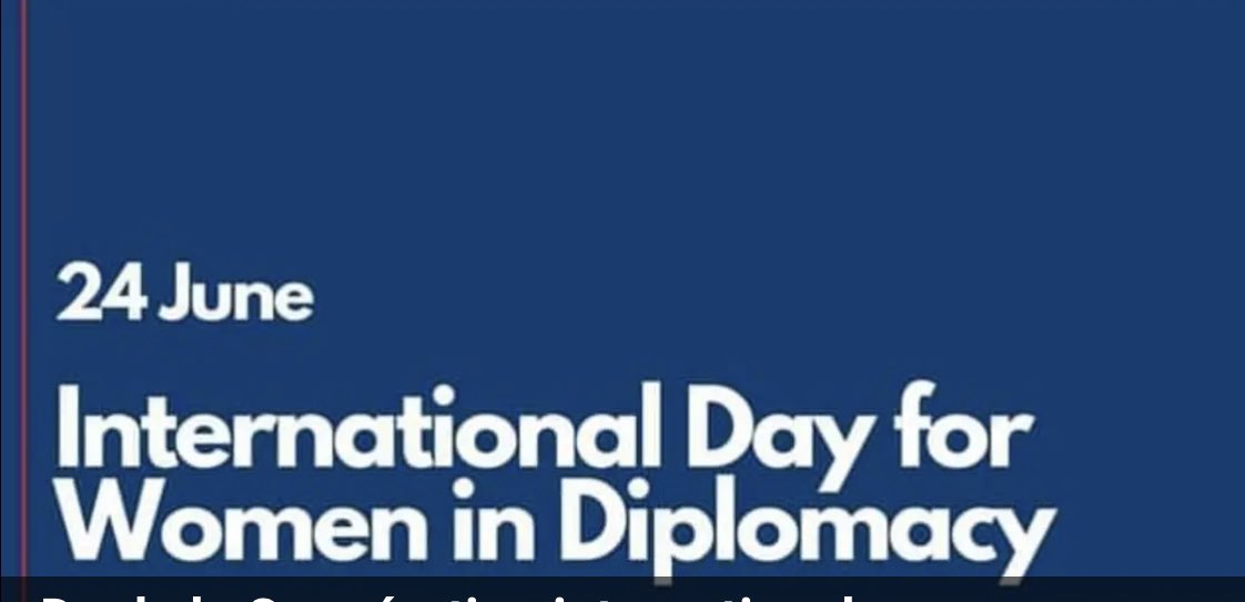 FAlfeine's tweet photo. On this 24 June the #InternationalDayFoWomeninDiplomacy, I salute the fantastic work of my fellow #Women #diplomats across the world…we Women bring immense benefits to diplomacy. Let’s keep making the difference 🙏🏾 https://t.co/4uPFbaw8qw
