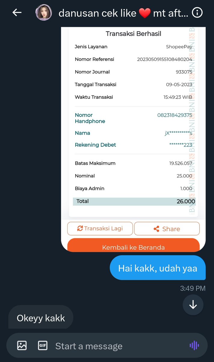 hahihuhikun's tweet photo. ❗❗ SELLER TIPU-TIPU ❗❗
unamenya @yoichi_isg , berafiliasi dengan akun @chillin_go dan @jee_2809 a.n Disty Ayu Lestari (nama yang tertera di getcontact dari nomor yang dipakai untuk DP)

Terakhir kali respons DM-ku tanggal 5 Juni 2023 dan setelahnya MENGHILANG TOTAL. https://t.co/aAVxMOPjd2