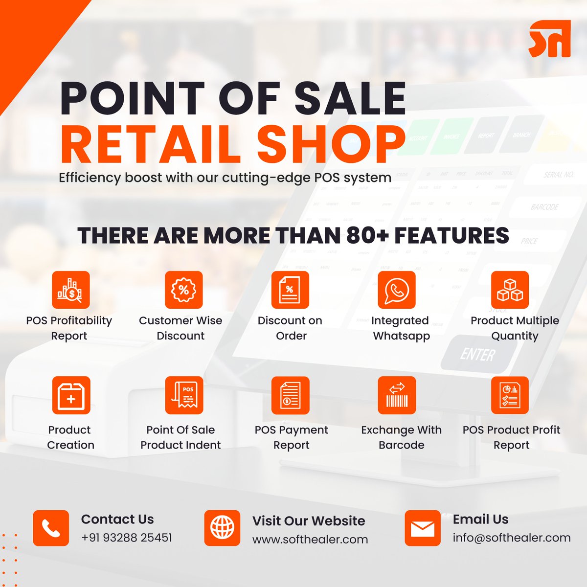 🎉 Boost Your Retail Business with our Point of Sale (POS) System! 💼💰 

Link : apps.odoo.com/apps/modules/1…

#PointOfSaleRetail #RetailPOS #POSsystem #RetailManagement #SalesAutomation #InventoryControl #CustomerExperience #RetailTech #BusinessEfficiency #DataDrivenRetail