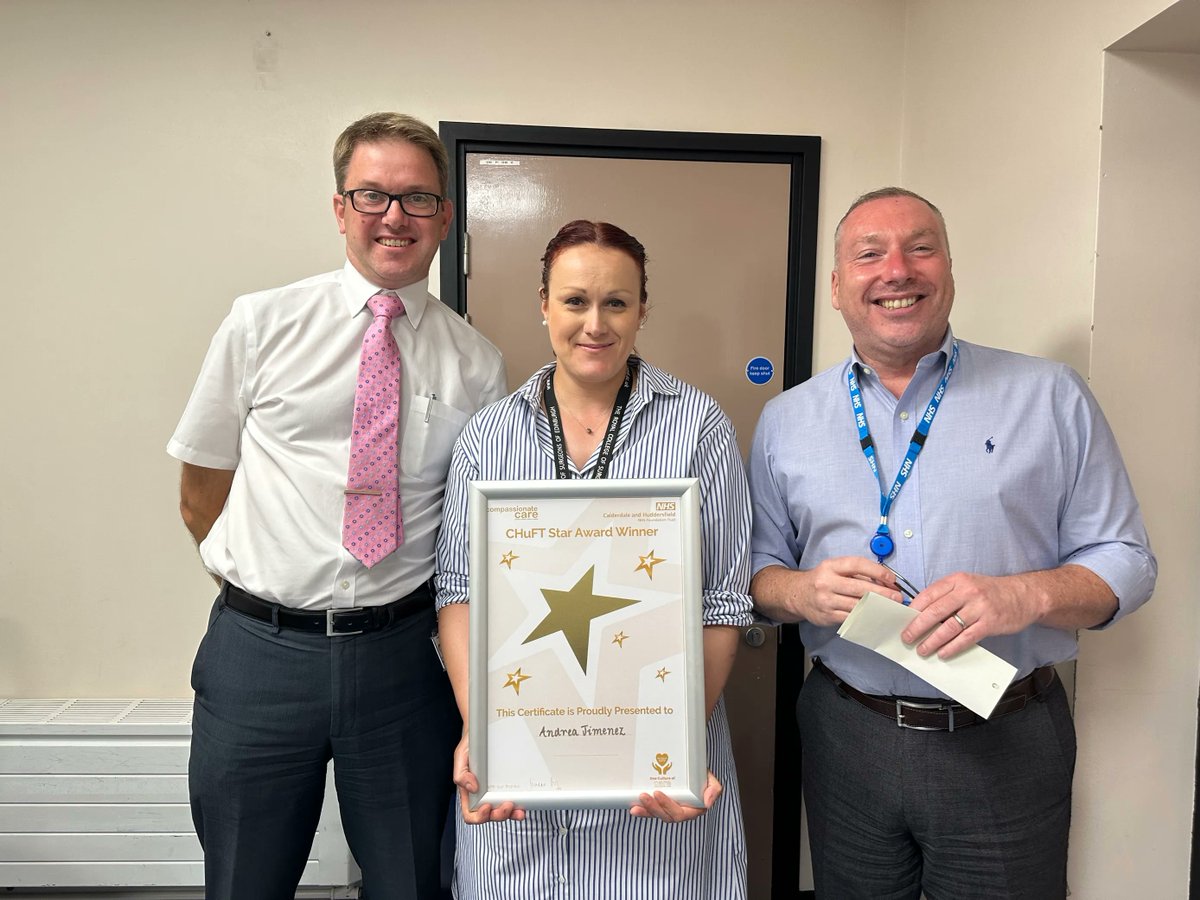 Our Speciality Doctor, Trauma and Orthopaedic Andrea Jimenez is our latest CHuFT Star Award winner – and a national top recruiter for research. Congratulations Andrea! Read more buff.ly/3NFOLvQ