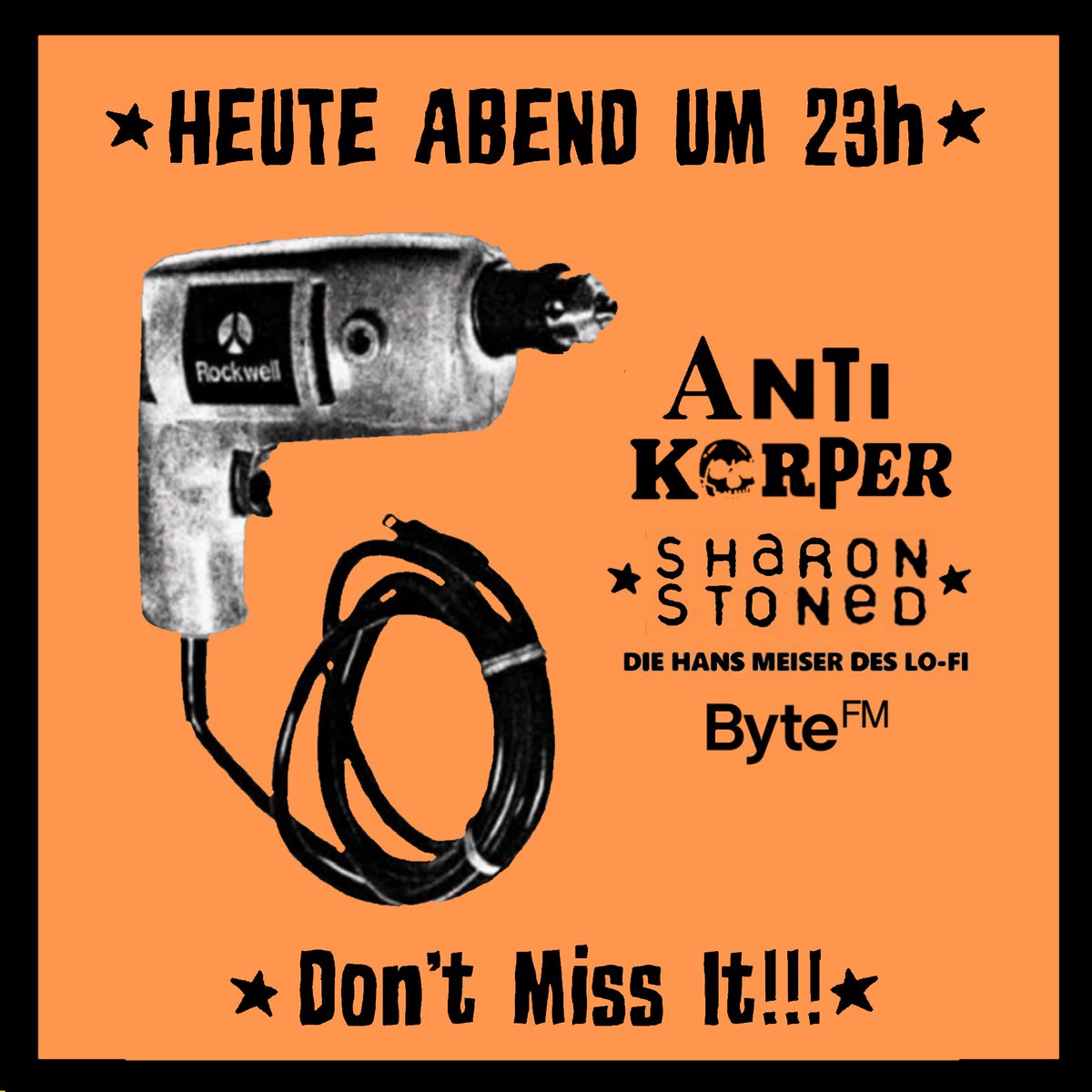 Antikörper ↯ Die Hans Meiser des Lo-Fi ↯ Heute Abend 24.06.2023 ↯ 23-0:00 ↯ ByteFM ↯
byte.fm/sendungen/anti… <a href="/ByteFM/">ByteFM</a> <a href="/Antikorper96003/">Sharon Stoned</a>