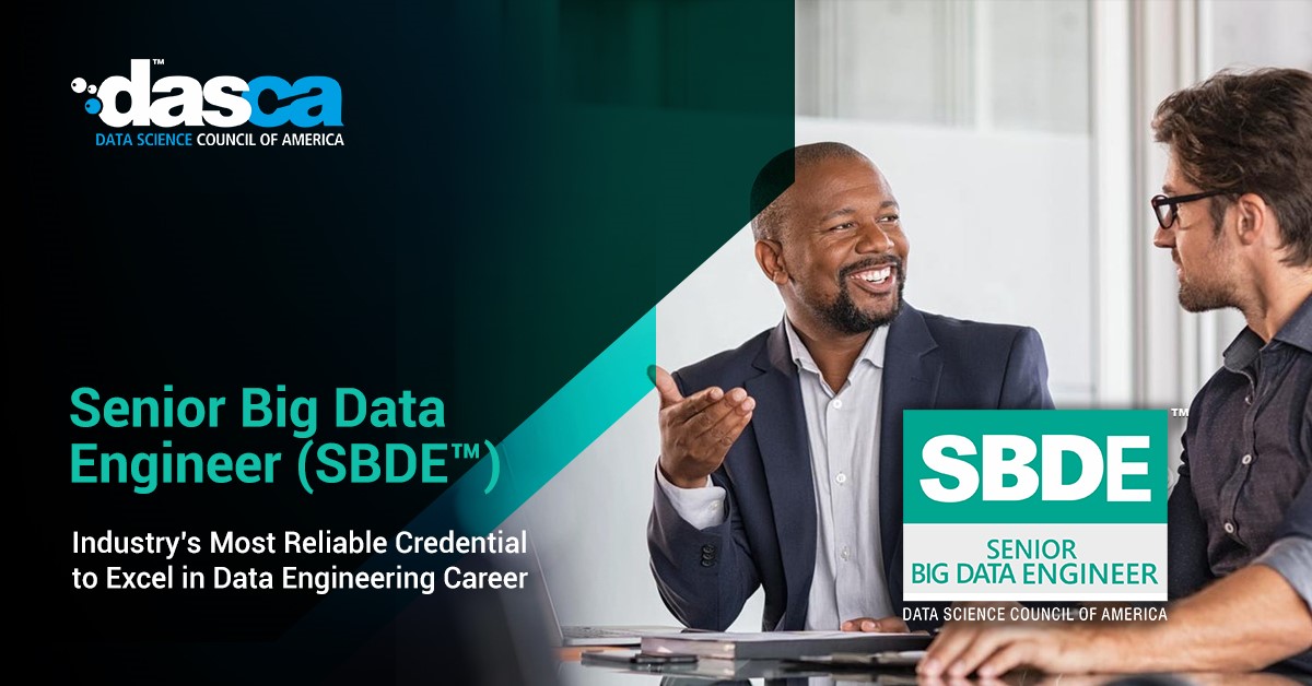 DASCA_Insights's tweet image. The SBDE™ certification sets you apart from your peers & positions you to excel in senior, more complex & professionally exciting roles in #bigdataengineering. Find out more here: bit.ly/3Wdpk6v
#bigdata #dataengineering #datascience #datadriven #dataengineer #dasca