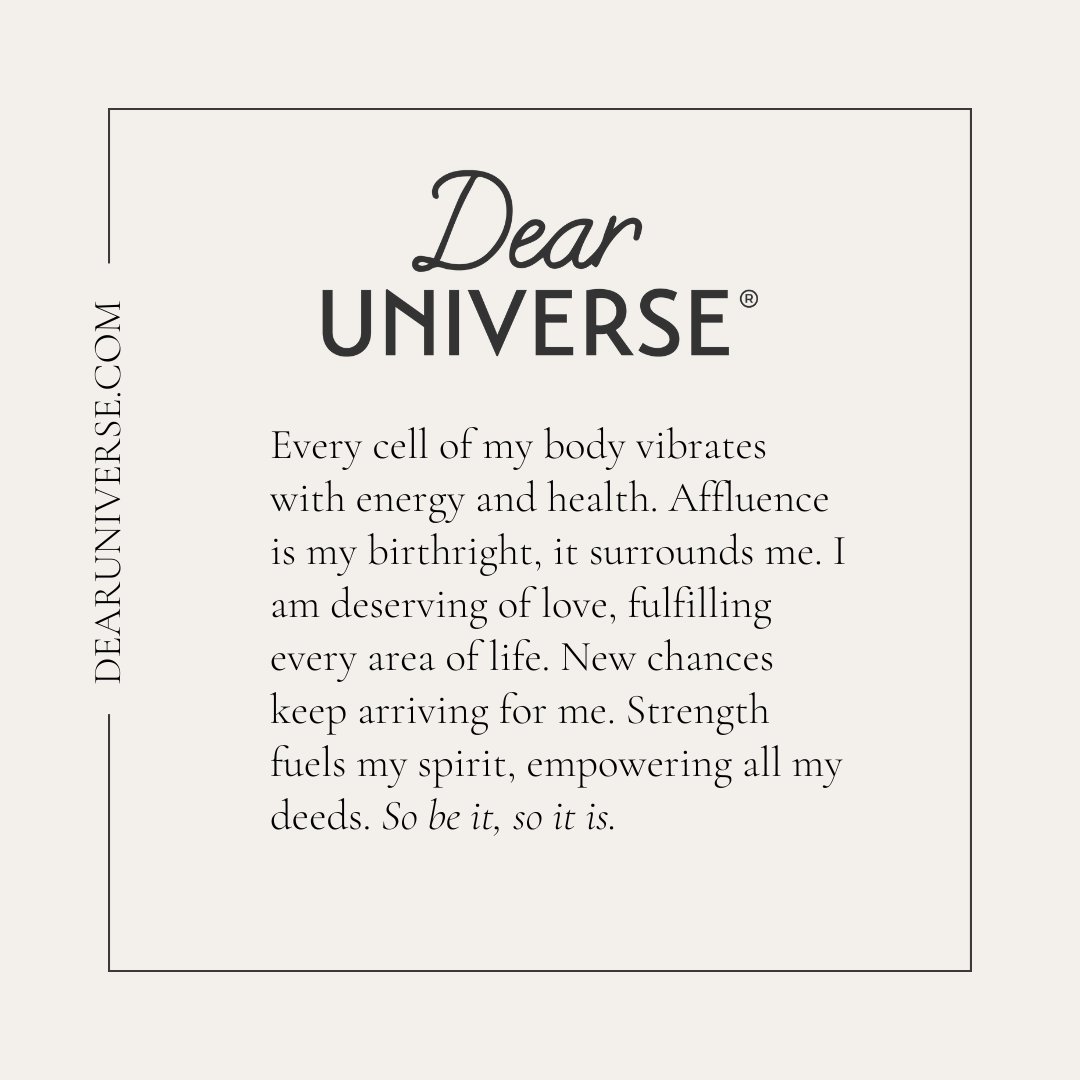 sarahprout's tweet image. Connecting with the Universe brings clarity, guiding you towards your true purpose. #dearuniverse #sarahprout #invocations #manifestation Visit DearUniverse.com