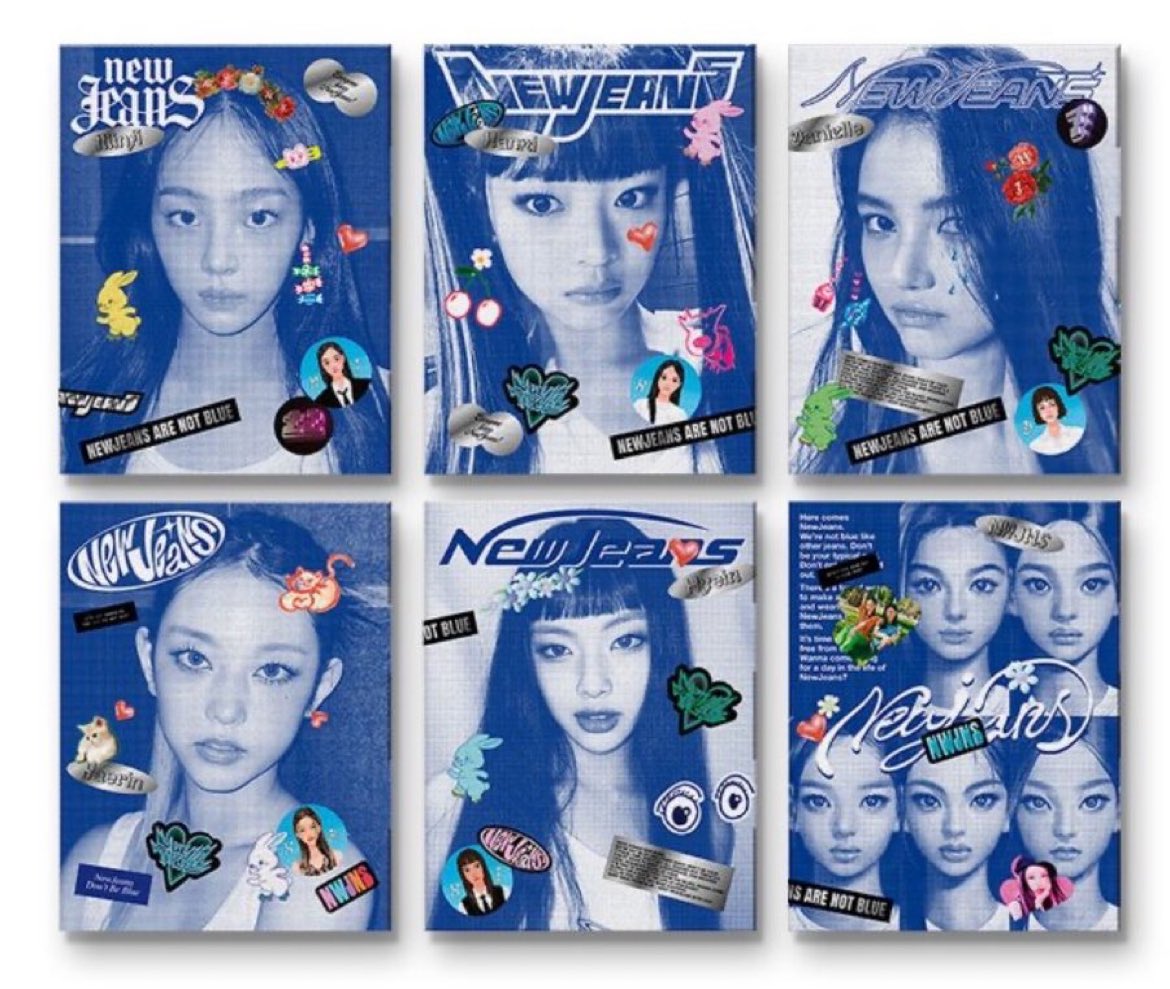 Kpop NEWJEANS - 1ST EP ALBUM BLUEBOOK [DANIELLE VER.] INCLUDES