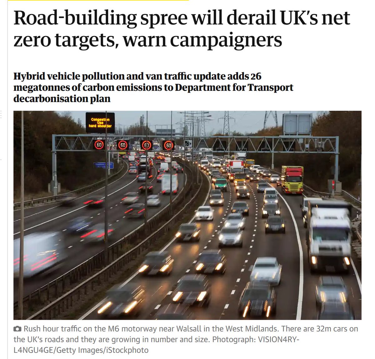 On Wednesday @theCCCuk will publish its latest report on the UK’s progress towards net zero.

According to @RHarrabin it will recommend a ban on any new developments that make climate breakdown worse.

Makes me wonder if the government's £27bn roadbuilding plans will draw flak.