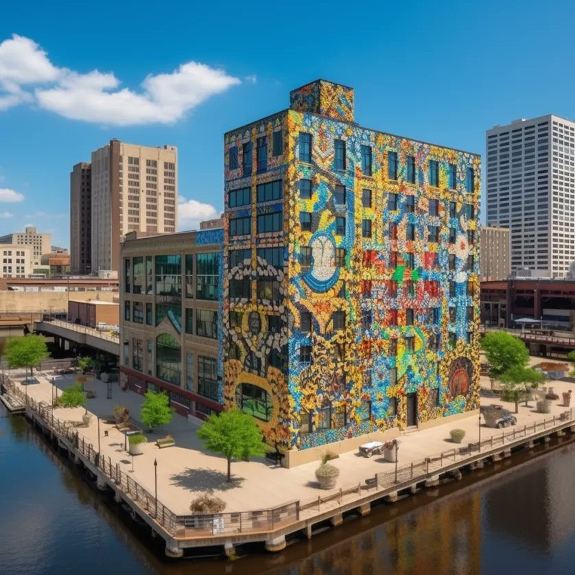 NFTdotART's tweet image. 🦕🌆 Visit Milwaukee with a crypto-twist! 🚀 Take part in an NFT-powered art tourism experience 🎨🔗. Discover the city in a new digital light! 🤳🧳 #NFTArtTour #VisitMilwaukee #CryptoTourism buff.ly/46lkycv