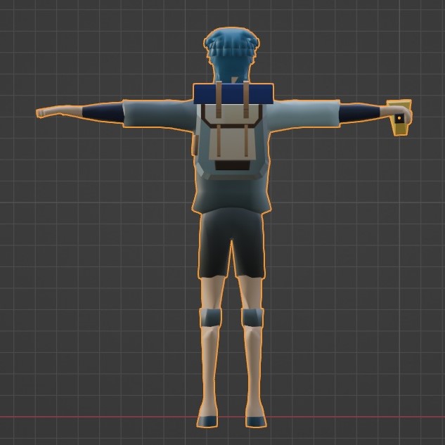 skrata6's tweet photo. THE UNDISCOVER
The final design for the main character (Raizat) in The Undiscover game. Equipped with travel bag and swords.

#Blender #unity #gamedev #gamedesign #animation3d #TheUndiscover #Game #lowpolygame #3Dgame #adventure https://t.co/mvsipLCcDa