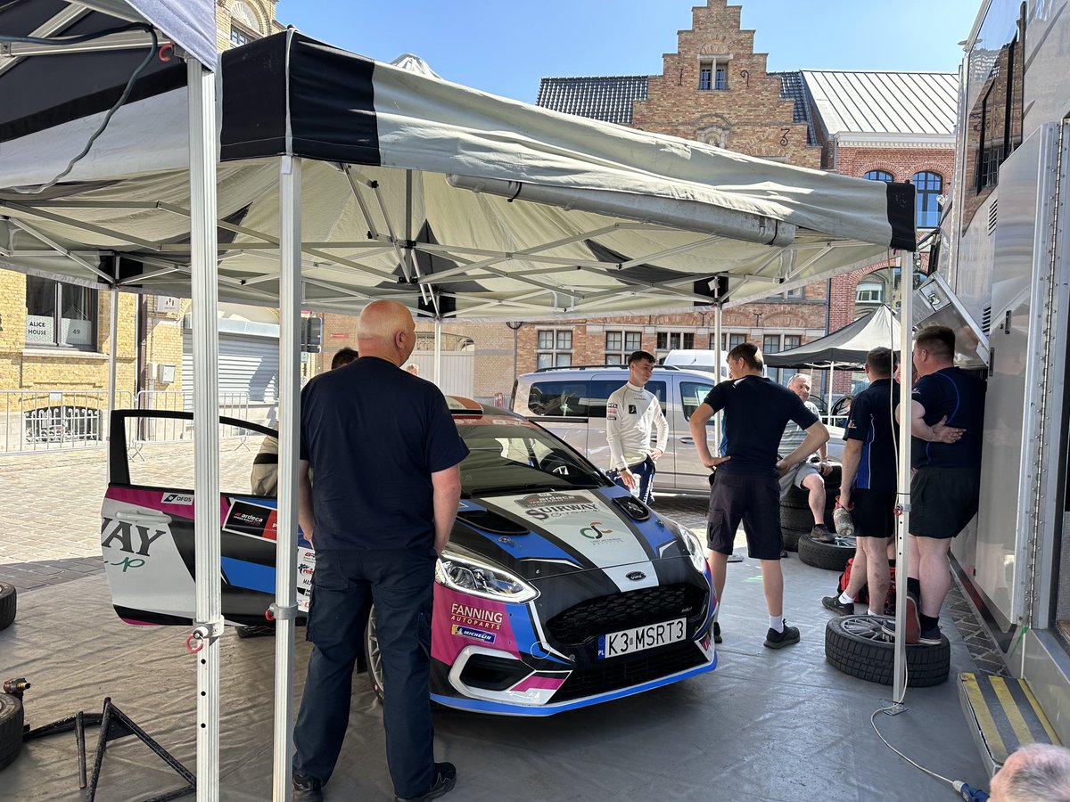 ⁦<a href="/caseyjaycoleman/">Casey-Jay Coleman</a>⁩ &amp; ⁦<a href="/lorcanmoore/">Lorcan Moore</a>⁩ ready for Day 2 ⁦<a href="/ypresrally/">Ypres Rally</a>⁩ ⁦⁦<a href="/BRCrally/">British Rally Championship</a>⁩ ⁦<a href="/Michelin_Sport/">Michelin Motorsport</a>⁩