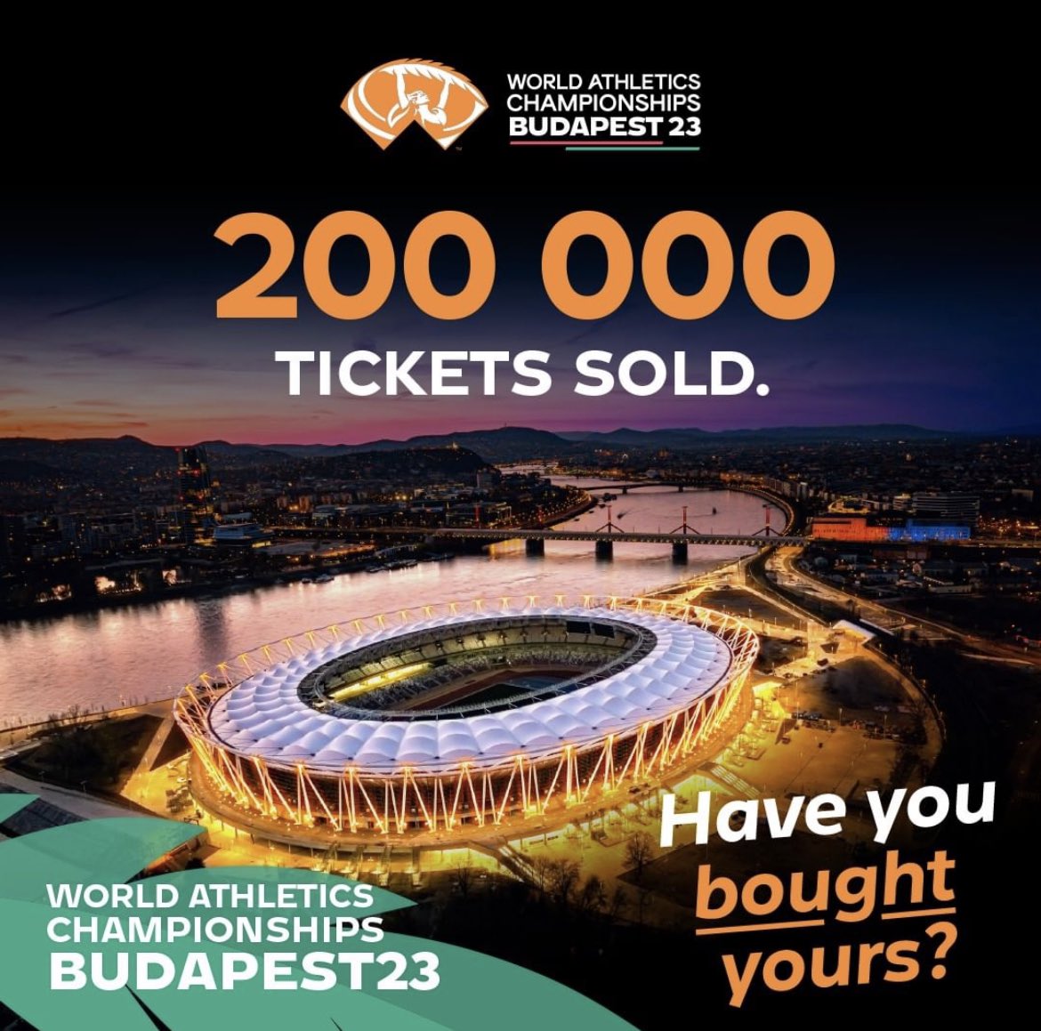 200.000 people from 76 countries have already purchased their tickets…you have 56 days left to do the same & #WitnessTheWonder of the superheroes of athletics live! #StillLivingTheDream #LoveMyJob worldathletics.org/competitions/w…