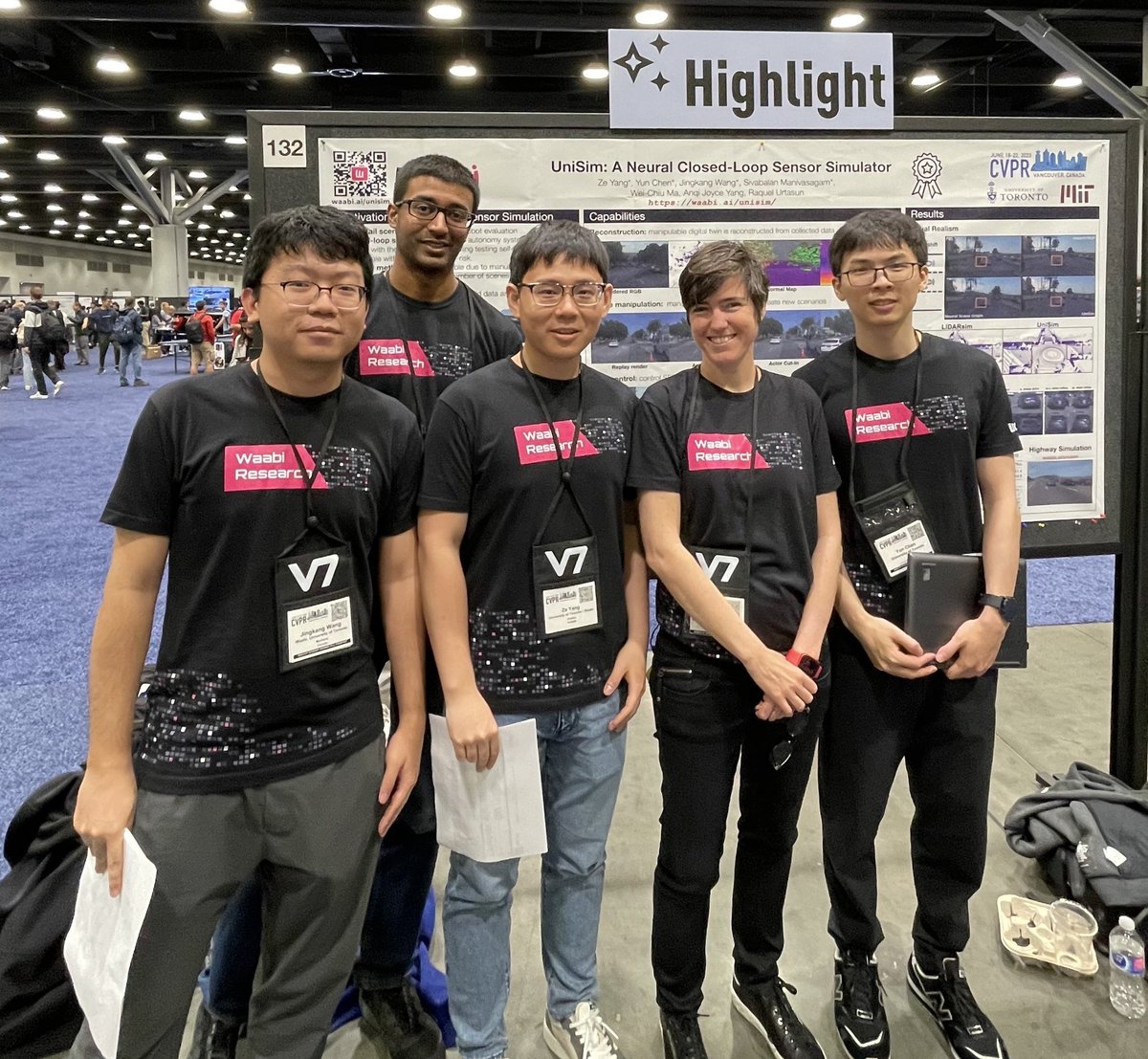 Amazing experience at #CVPR2023! Love this group photo of our incredible team. See everyone in the future conferences ;)