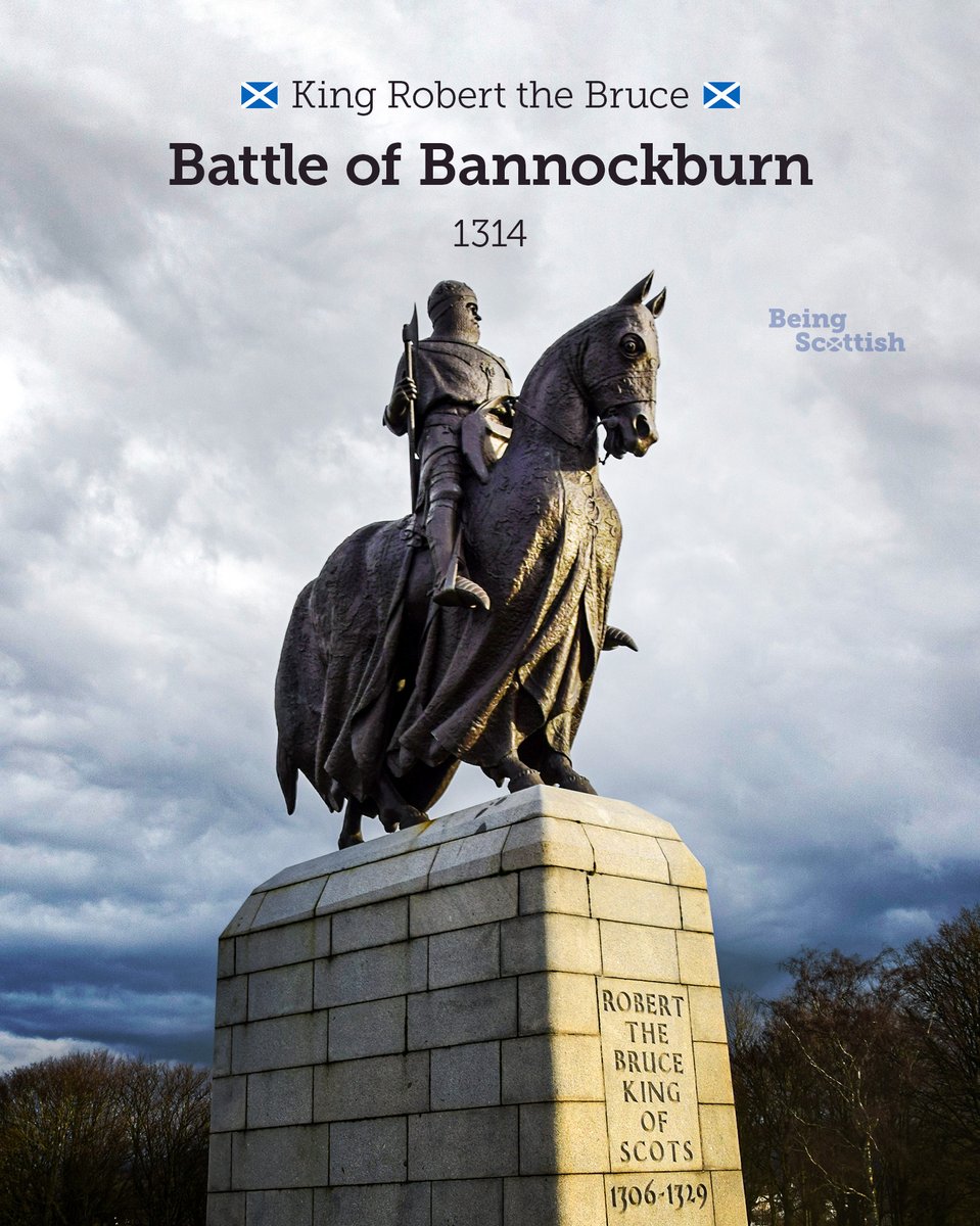 On this day in 1314: Robert the Bruce defeated a much larger English army under Edward II at the Battle of Bannockburn, confirming the re-establishment of an independent Scottish monarchy.