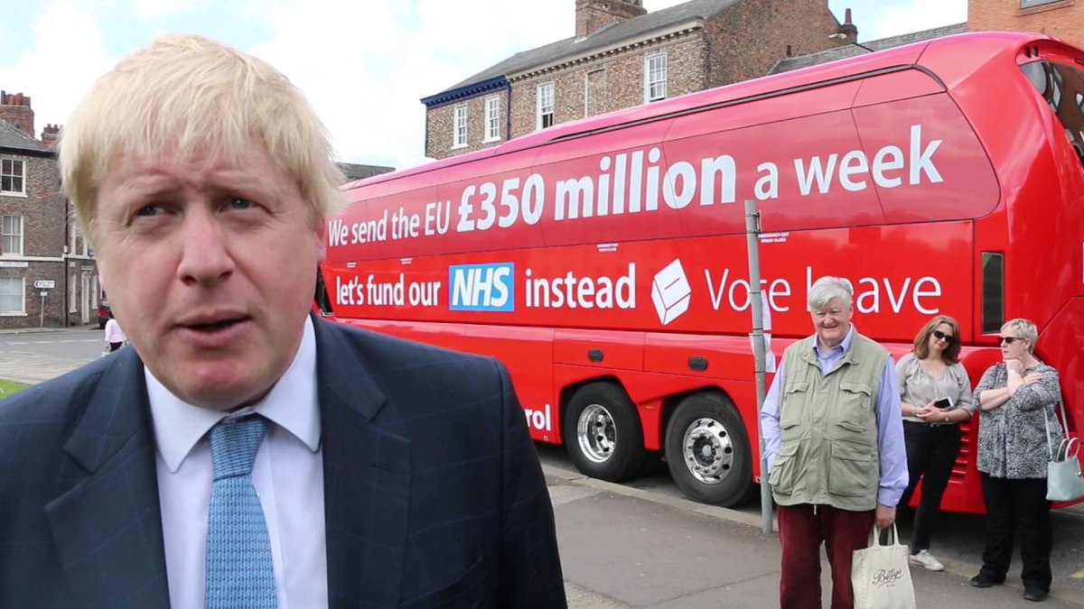 A bus(e)

On the 7th anniversary of the Brexit vote there can be no better example of why electoral advertising must be regulated. 

Arguably the most extreme and certainly the most notorious recent example of misleading advertising in an election/ referendum context.