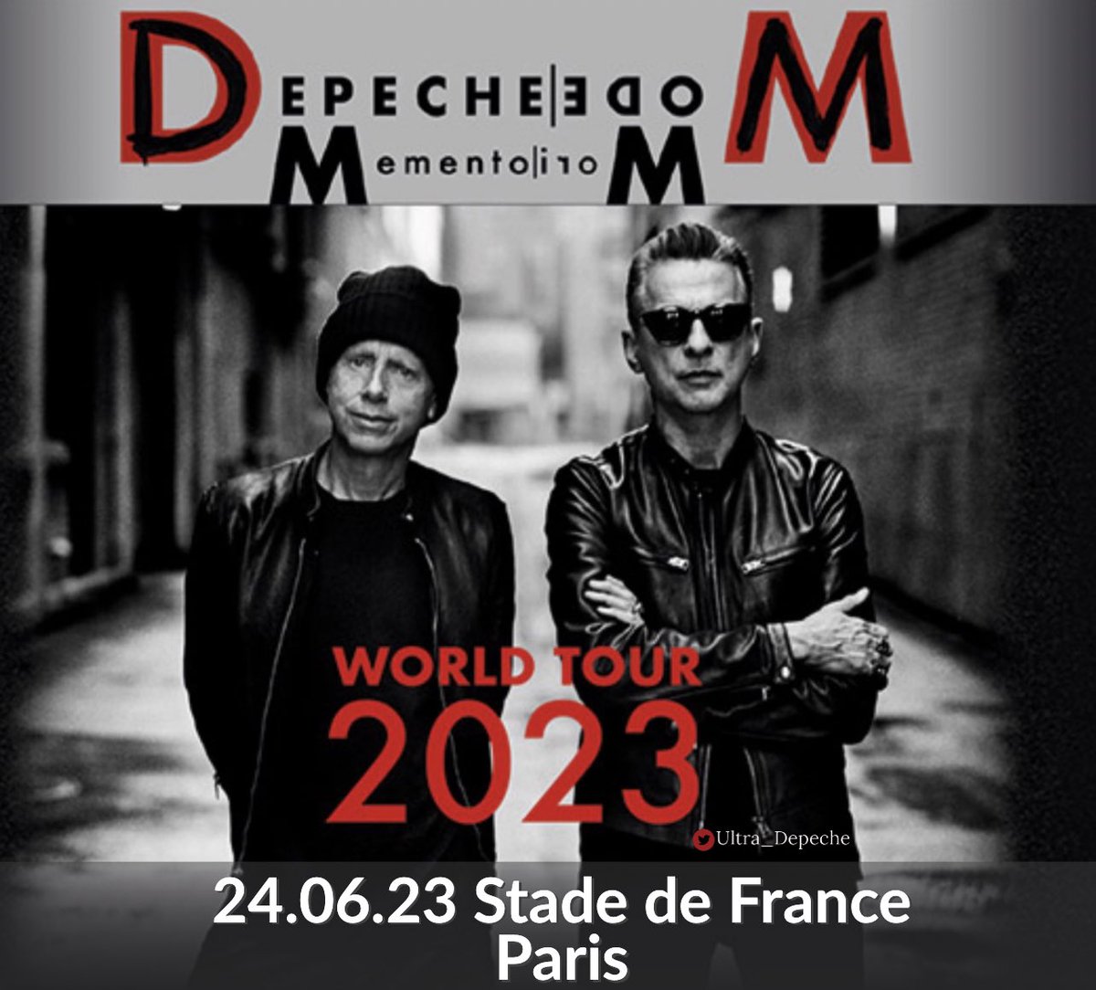 Prêts pour @depechemode au @StadeFrance ce soir ? #DepecheMode