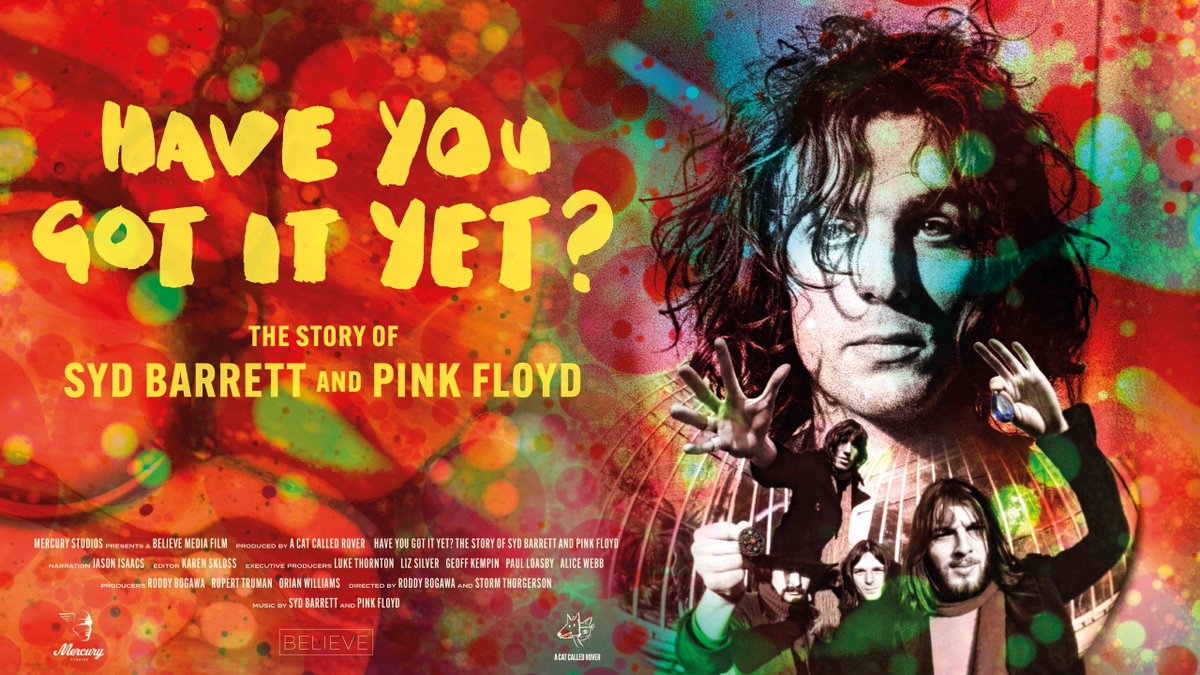 #HaveYouGotItYet? The Story of #SydBarrett &amp; #PinkFloyd will be showing in theatres across North America from July 20th! If you can’t see your state, check back here as more showings will be listed. See the link:  sydbarrettfilm.com/theatres/