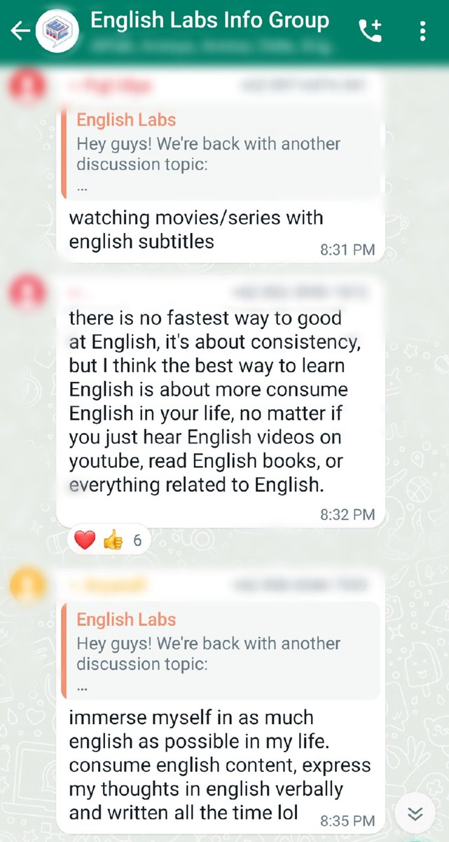 EnglishLabsID's tweet image. GRUP BELAJAR BAHASA INGGRIS GRATIS!

”Pengen belajar bahasa Inggris, tapi ga punya temennya nih.”

Yuk join English Labs Info Group! Bakal ada aktivitas yang menarik loh di setiap minggunya 🤩

Scroll down untuk tau cara joinnya 👇🏻