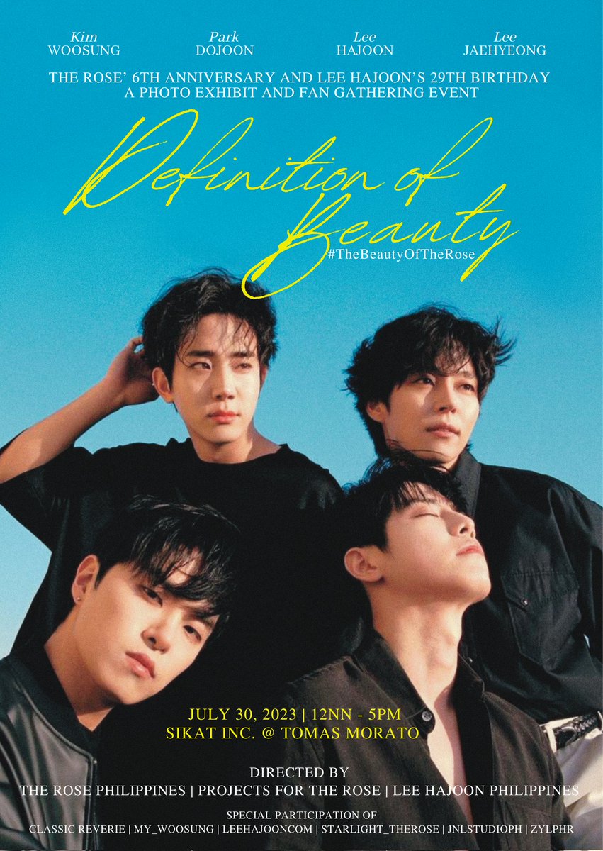 project4therose's tweet photo. You definitely belong here, Black Roses! 🥀

Let's embrace the memories that we can make in our exhibit and fan gathering event for The Rose and Hajoon! 🪞🖼️

Registration form will be posted on July 1, 2023, 6pm.

Stay tuned for more, and see you there!

#BeautyOfTheRose 🥀🪞🖼️ https://t.co/9v7J5iJwXM