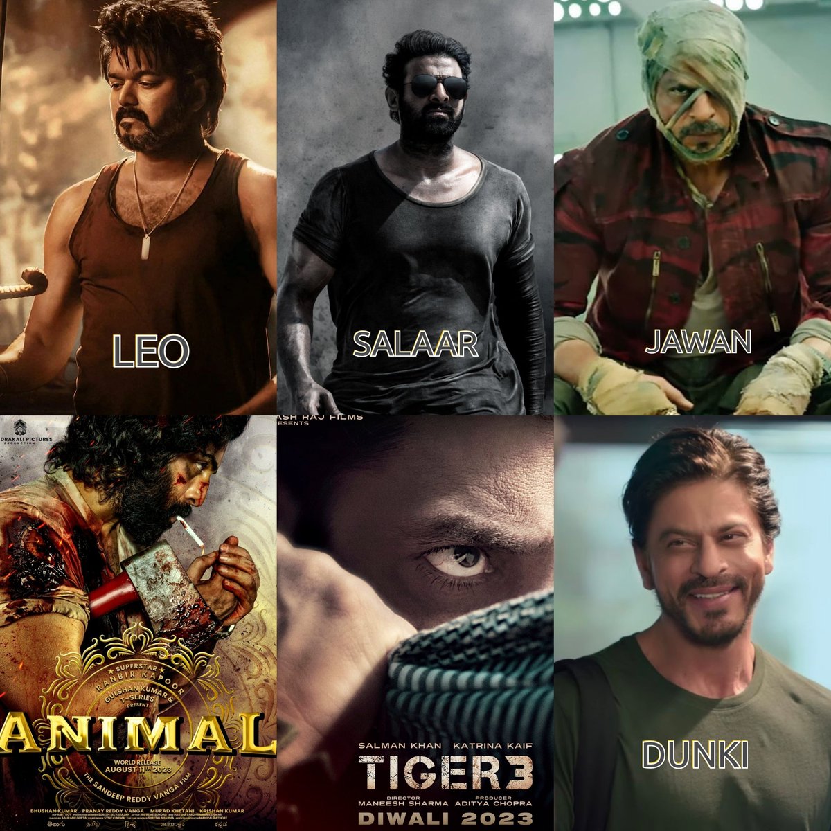 Next 1000cr Collection Movie.. 

#Leo #Salaar #Jawan #Animal #Tiger3 #Dunki #SalmanKhan #Prabhas #Vijay #ShahRukhKhan #RanbirKapoor #ThalapathyVijay