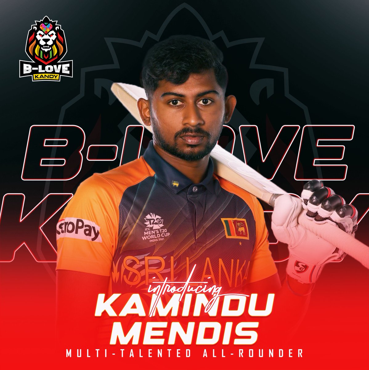 🏏🔥 Introducing Kamindu Mendis, Sri Lanka's Multi-Talented All-Rounder! ✨

Get ready to witness the remarkable skills and versatility of Kamindu Mendis.🌟🏆 From his explosive batting to his crafty spinners, he has it all!

#KaminduMendis #BLoveKandy #LPL2023 #LPLT20 #Cricket