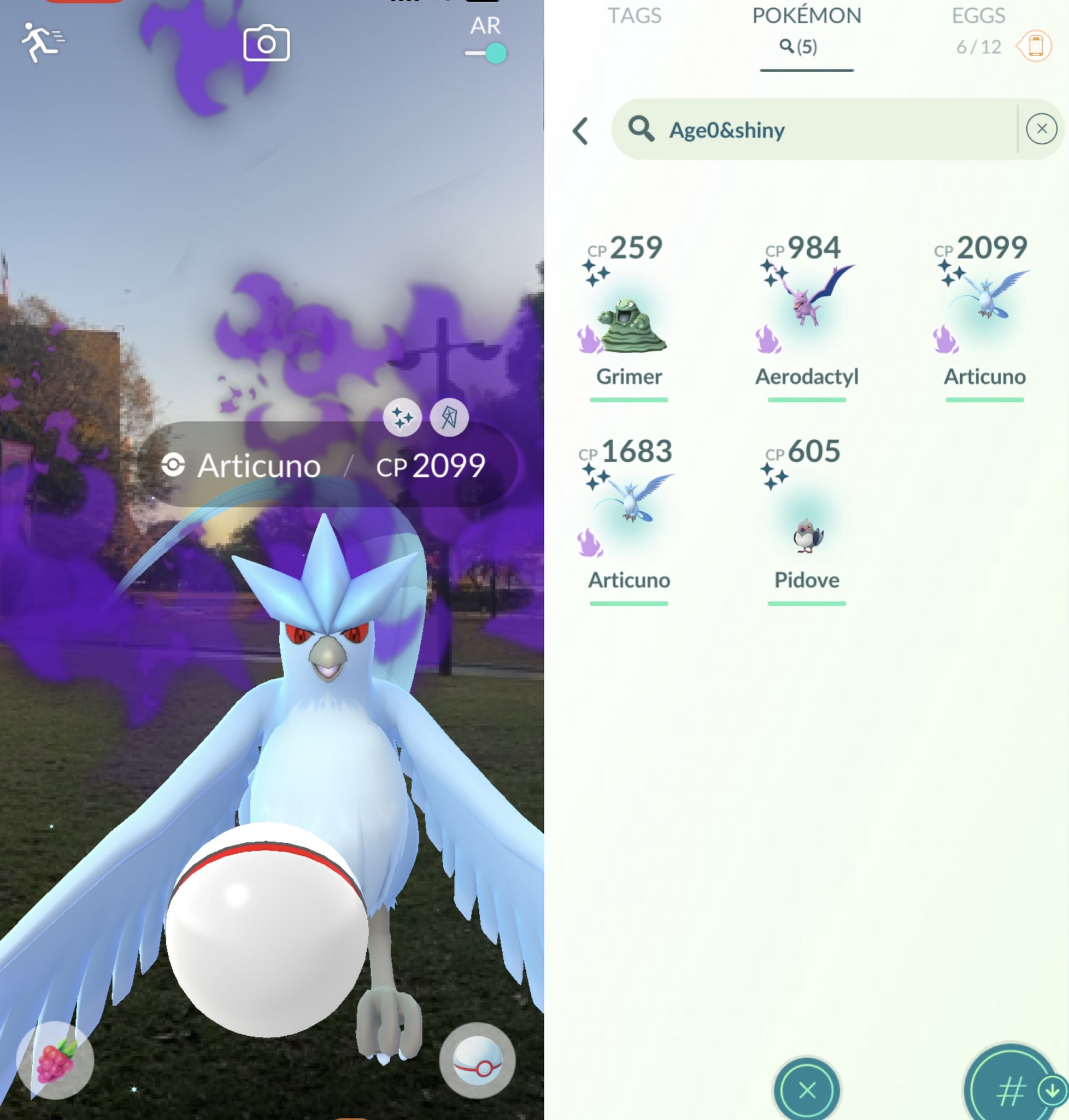 pogo] Just got a shiny ARTICUNO!!!! : r/ShinyPokemon