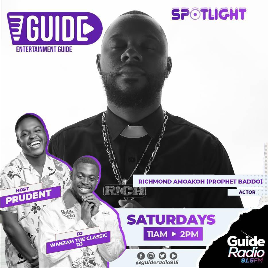 GuideRadio915's tweet image. Join @prudenthimself and @wanzamclassicDj on #EntertainmentGuide for an exclusive interview with @ntimination exploring his acting journey and the highly anticipated comedy series
'Prophet Baddo', premiering in July.

#EGuide #entertainment #comedy  #TheNewWave