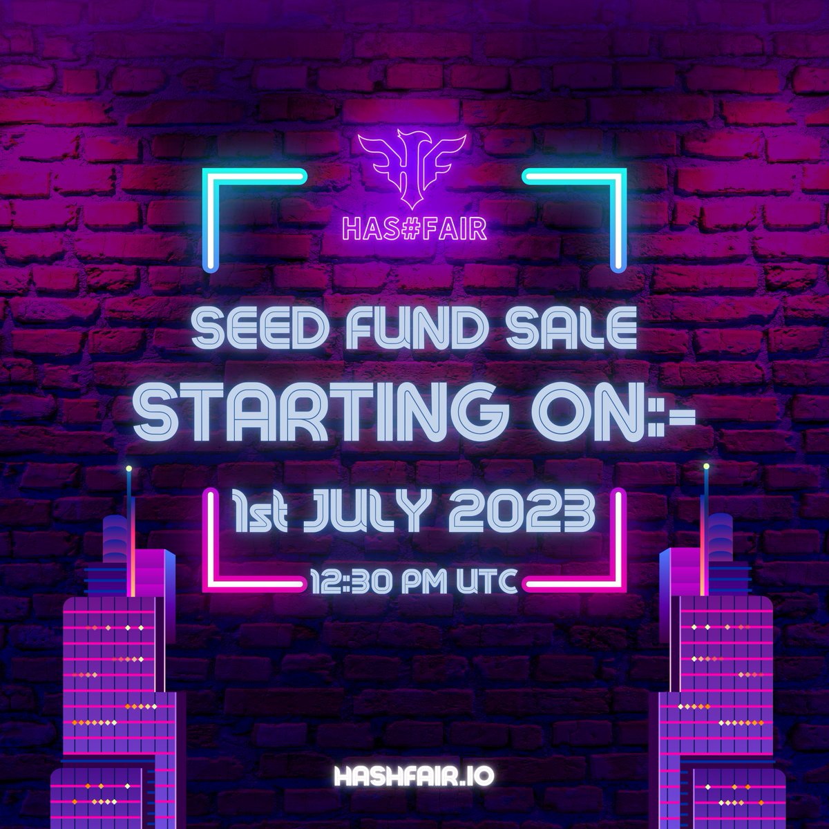 🌟 Get ready for the ultimate token sale experience! The Seed Sale begins on July 1st, 2023. Don't miss your chance to be a part of HashFair's groundbreaking journey. Secure your tokens and be at the forefront of the blockchain revolution. 🚀💫 #HashFair #SeedSale